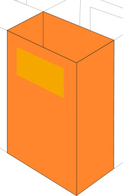 角型ジャンブル什器