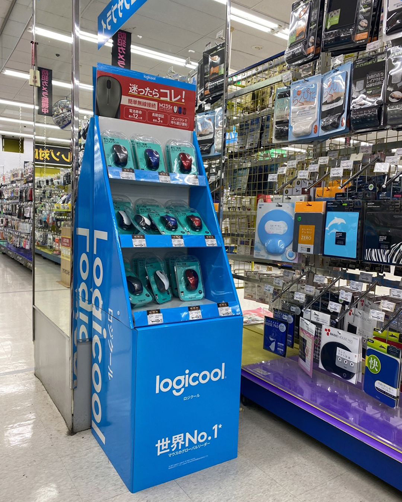 マウス展示什器