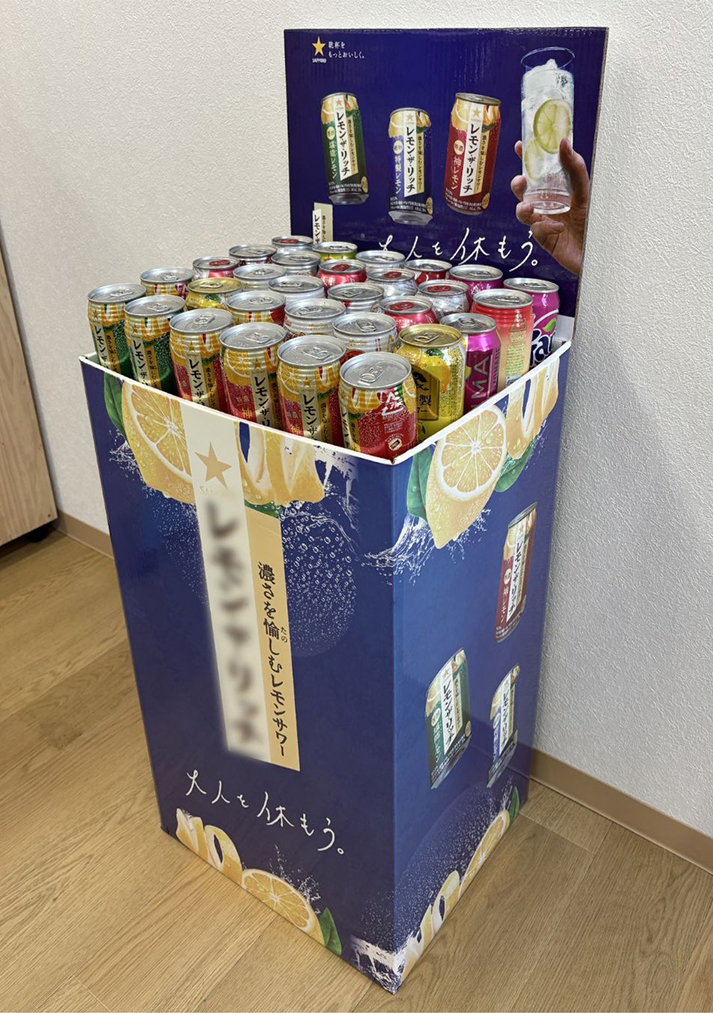 酒類フロア什器